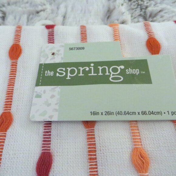 Multicolor Woven Boho Hand Towels Set Of 2 New - Picture 4 of 5